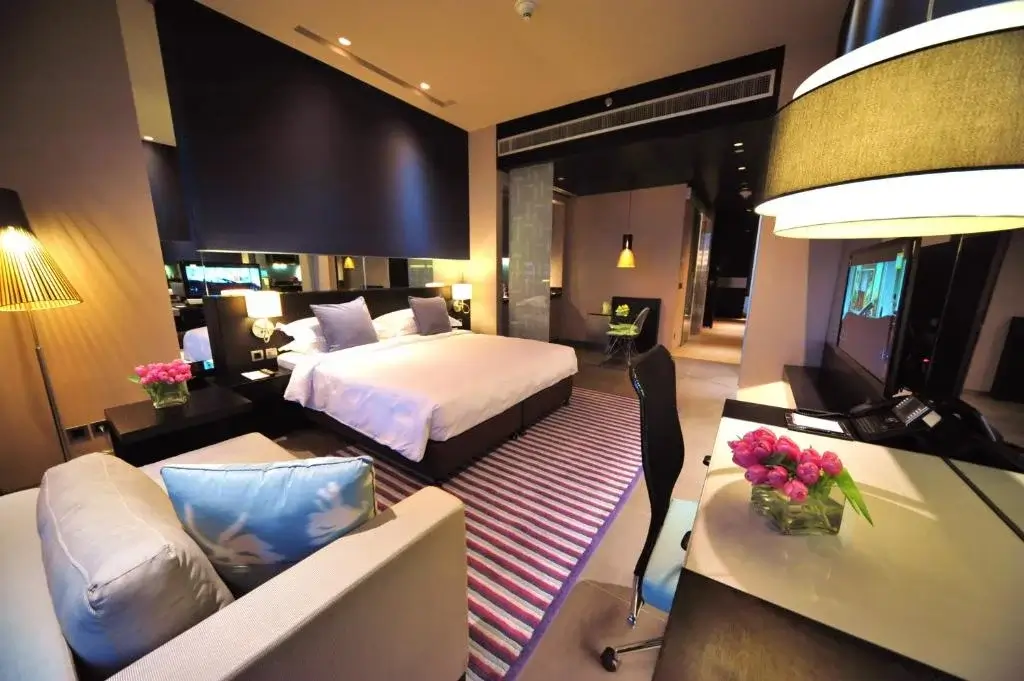 دليل حول غرف نوم بنتهاوس في فندق البوليفار أرجان روتانا عمان